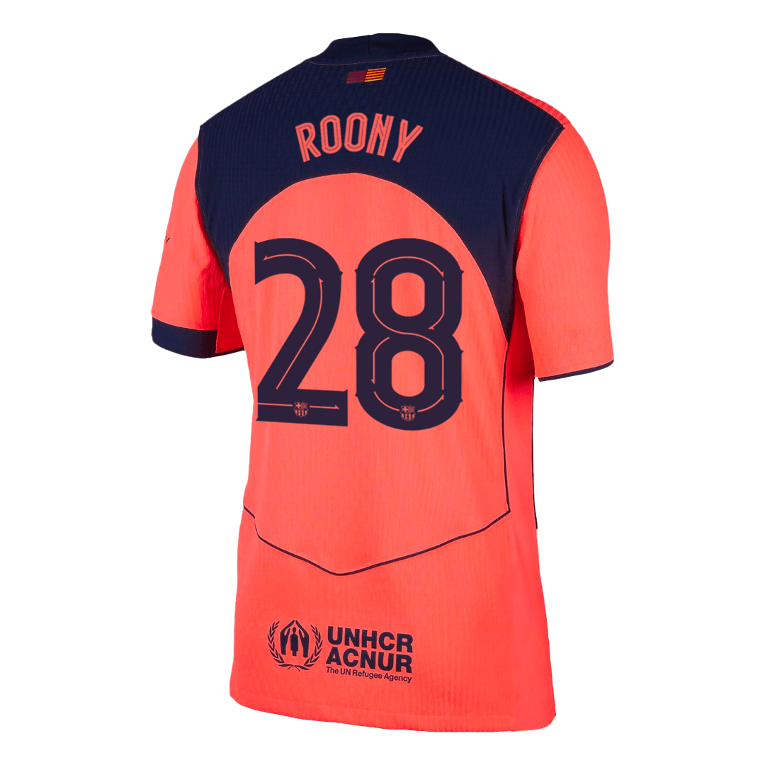 Barcelona 2025/26 Kolmas Pelipaita (Player Version) Miesten ROONY #28