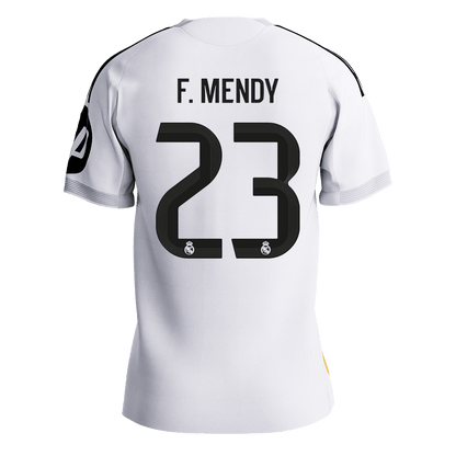 Real Madrid 2025/26 Koti Pelipaita (Player Version) Miesten F.MENDY #23 [PREMIUM]