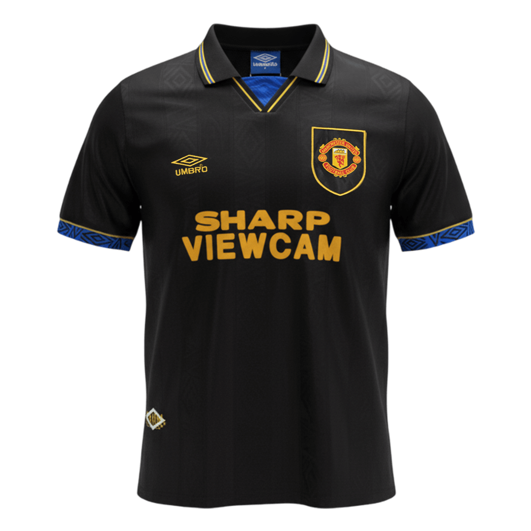 Manchester United 1993/94 Vieras Retro-pelipaita Miesten