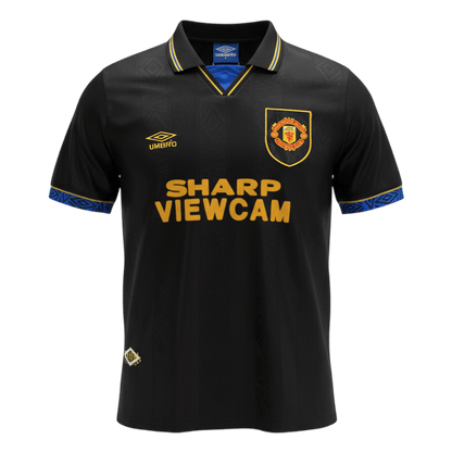 Manchester United 1993/94 Vieras Retro-pelipaita Miesten