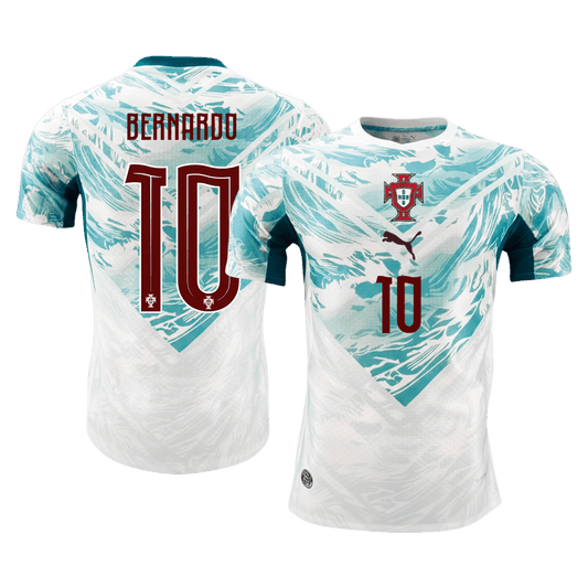 Portugal World Cup 2026 Vieras Pelipaita (Player Version) Miesten BERNARDO #10