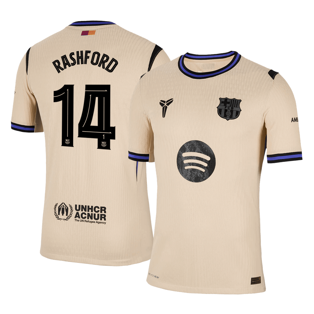Barcelona 2025/26 UCL Vieras Pelipaita (Player Version) Miesten RASHFORD #14