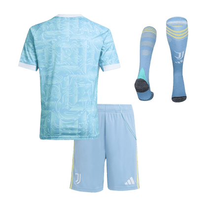 Juventus 2025/26 Vieras Lasten täydellinen peliasu