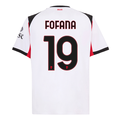 AC Milan 2025/26 Vieras Pelipaita Miesten FOFANA #19