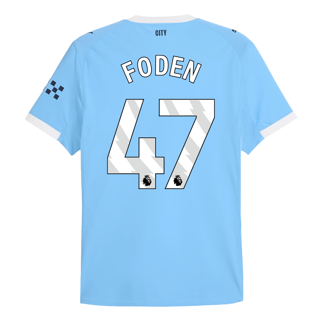 Manchester City 2025/26 Koti Pelipaita (Player Version) Miesten FODEN #47