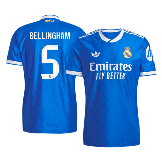 Real Madrid 2025/26 Kolmas Pelipaita (Player Version) Miesten BELLINGHAM #5