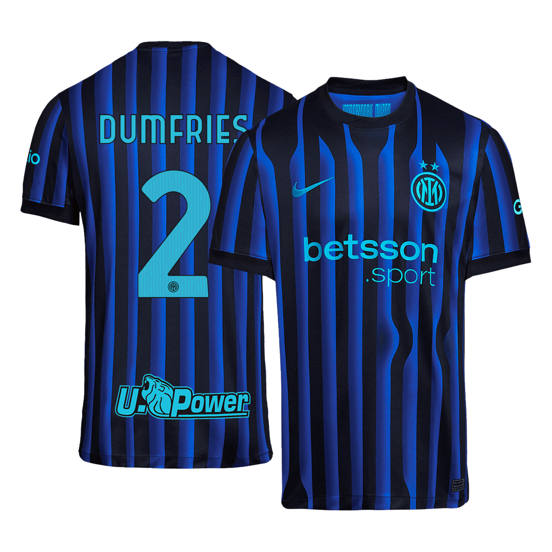Inter Milan 2025/26 Koti Pelipaita Miesten DUMFRIES #2