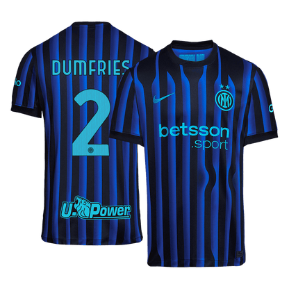 Inter Milan 2025/26 Koti Pelipaita Miesten DUMFRIES #2