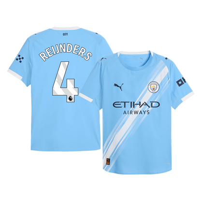 Manchester City 2025/26 Koti Pelipaita (Player Version) Miesten REIJNDERS #4