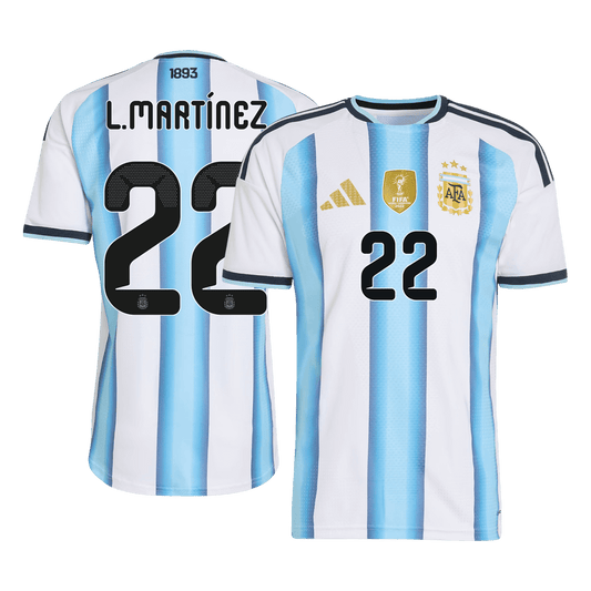 Argentina World Cup 2026 Koti Pelipaita (Player Version) Miesten L.MARTÍNEZ #22