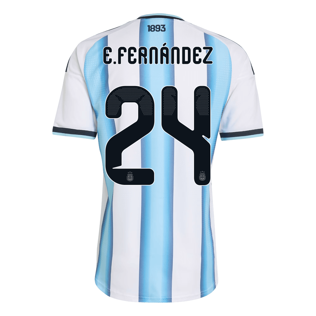 Argentina World Cup 2026 Koti Pelipaita (Player Version) Miesten E. FERNÁNDEZ #24