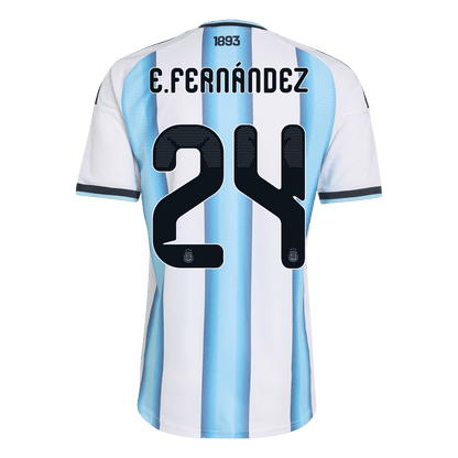Argentina World Cup 2026 Koti Pelipaita (Player Version) Miesten E. FERNÁNDEZ #24