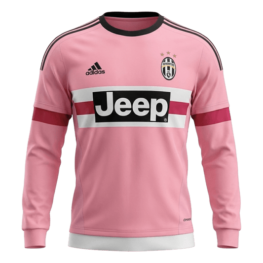 Juventus 2015/16 Vieras Pitkähihainen Retro-pelipaita Miesten