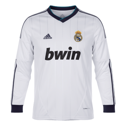 Real Madrid 2012/13 Koti Pitkähihainen Retro-pelipaita Miesten