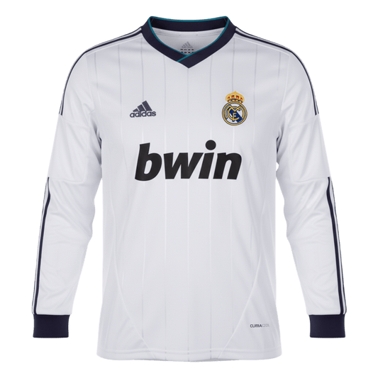 Real Madrid 2012/13 Koti Pitkähihainen Retro-pelipaita Miesten