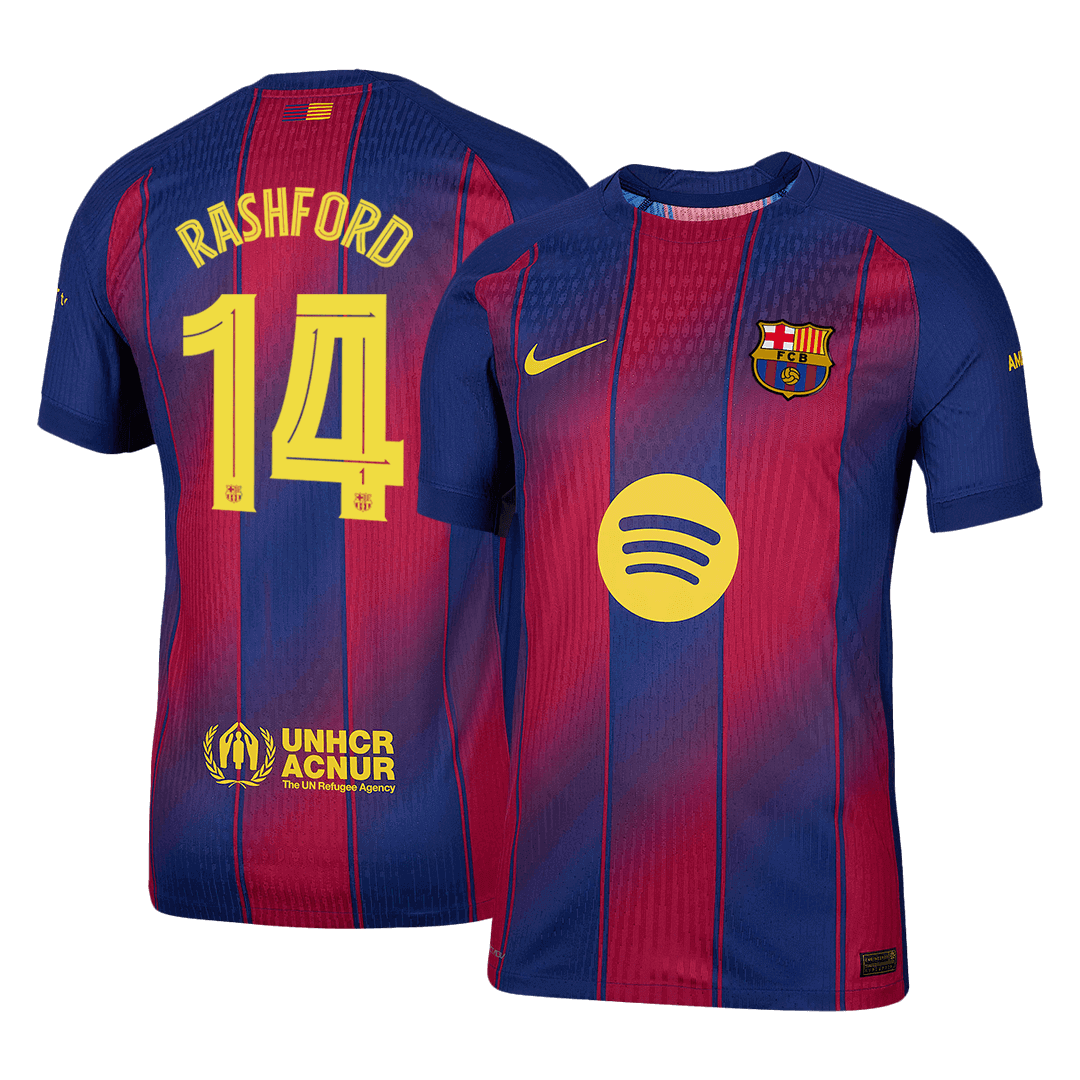 Barcelona 2025/26 UCL Koti Pelipaita (Player Version) Miesten RASHFORD #14