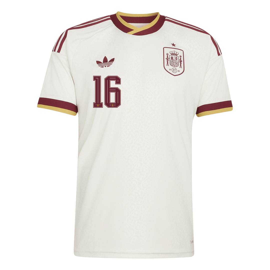 Spain World Cup 2026 Vieras Pelipaita Miesten RODRIGO #16