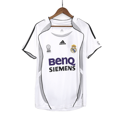Real Madrid 2006/07 Koti Retro-pelipaita Miesten
