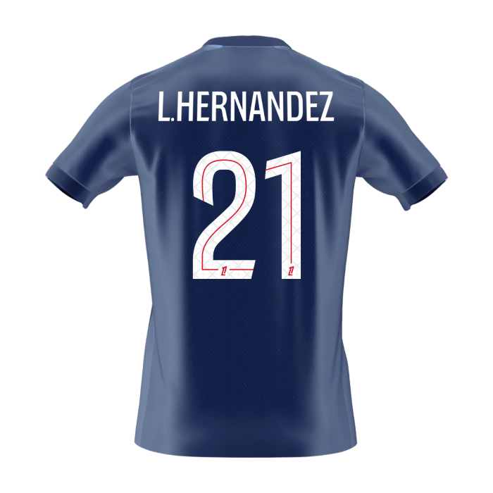PSG 2025/26 Koti Pelipaita Miesten L.HERNANDEZ #21 [PREMIUM]