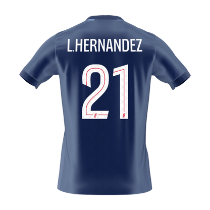 PSG 2025/26 Koti Pelipaita Miesten L.HERNANDEZ #21 [PREMIUM]