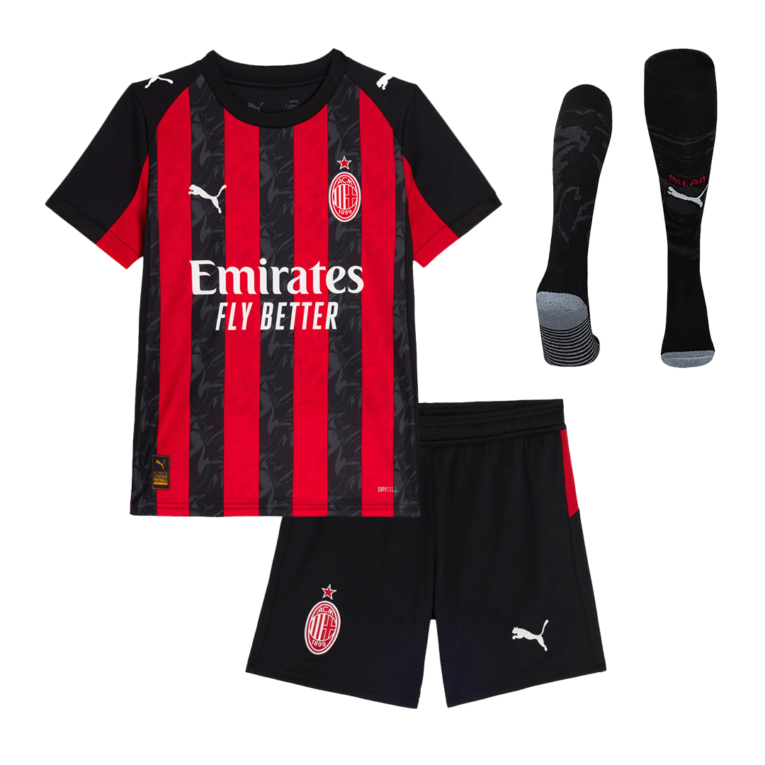 AC Milan 2025/26 Koti Lasten täydellinen peliasu