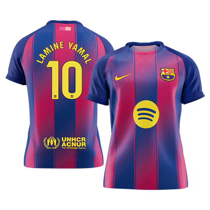 Barcelona 2025/26 Koti Pelipaita Miesten LAMINE YAMAL #10 [PREMIUM]