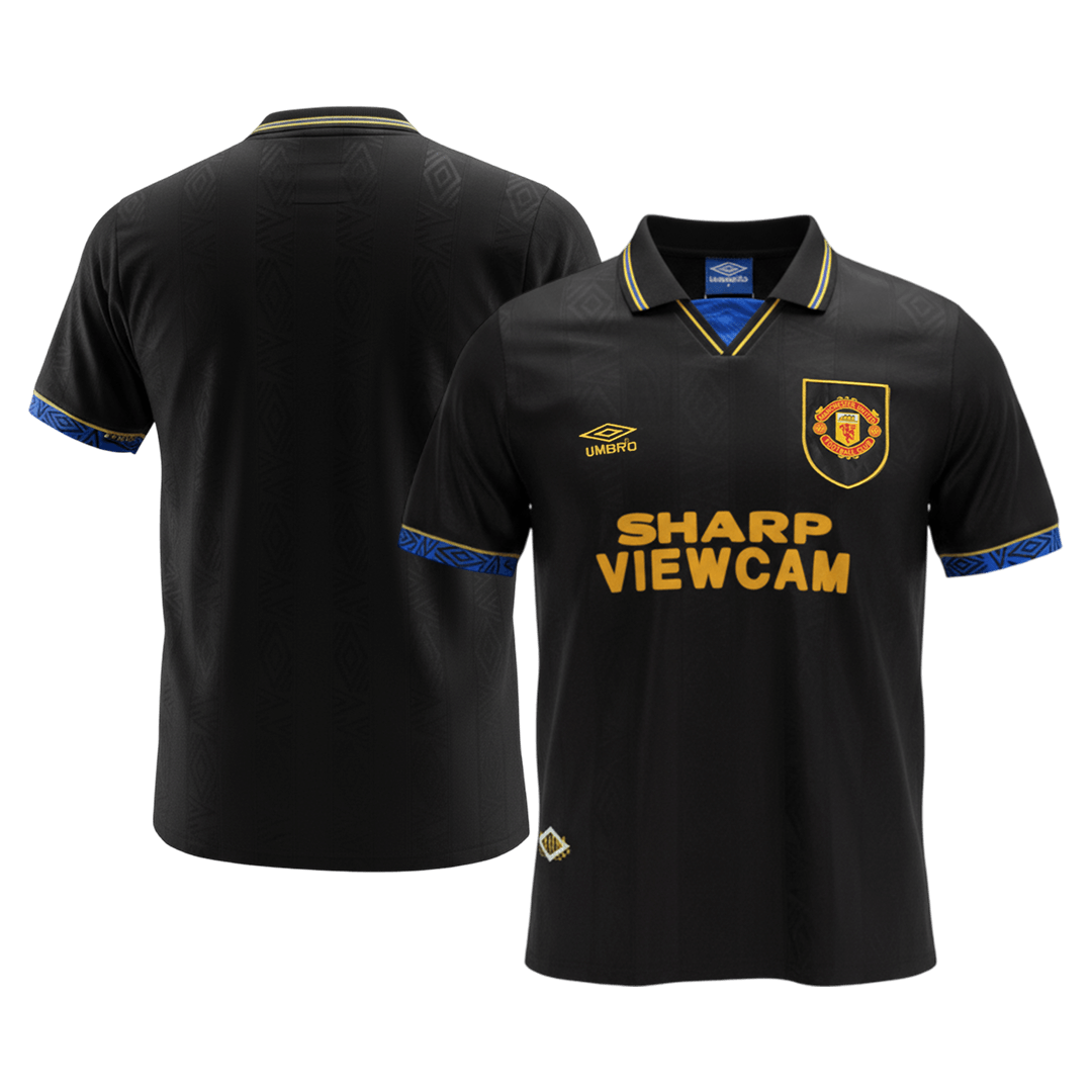 Manchester United 1993/94 Vieras Retro-pelipaita Miesten