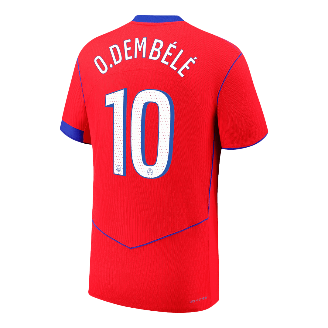 PSG 2025/26 Kolmas Pelipaita (Player Version) Miesten O.DEMBÉLÉ #10