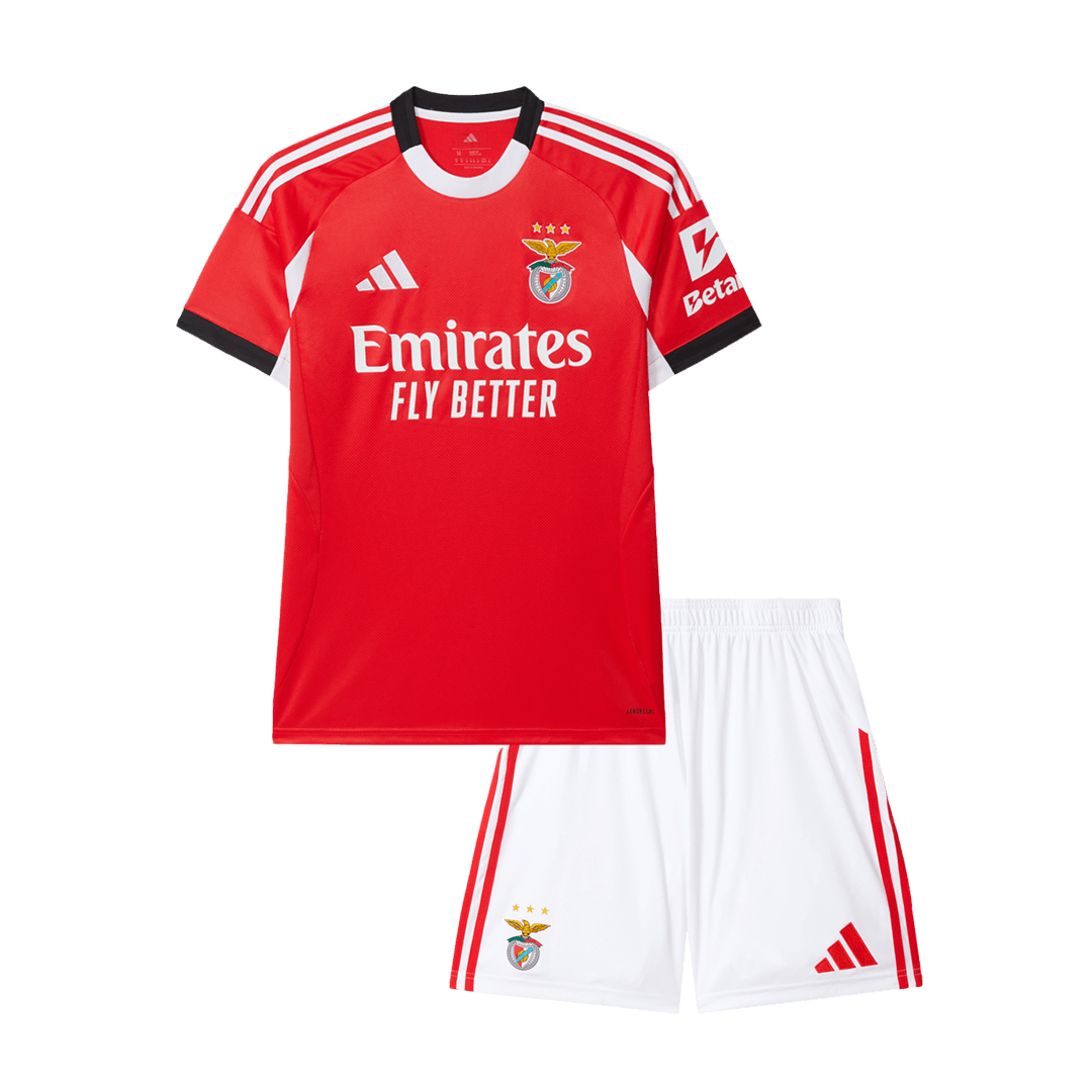 Benfica 2025/26 Koti Pelipaitasetti Lasten