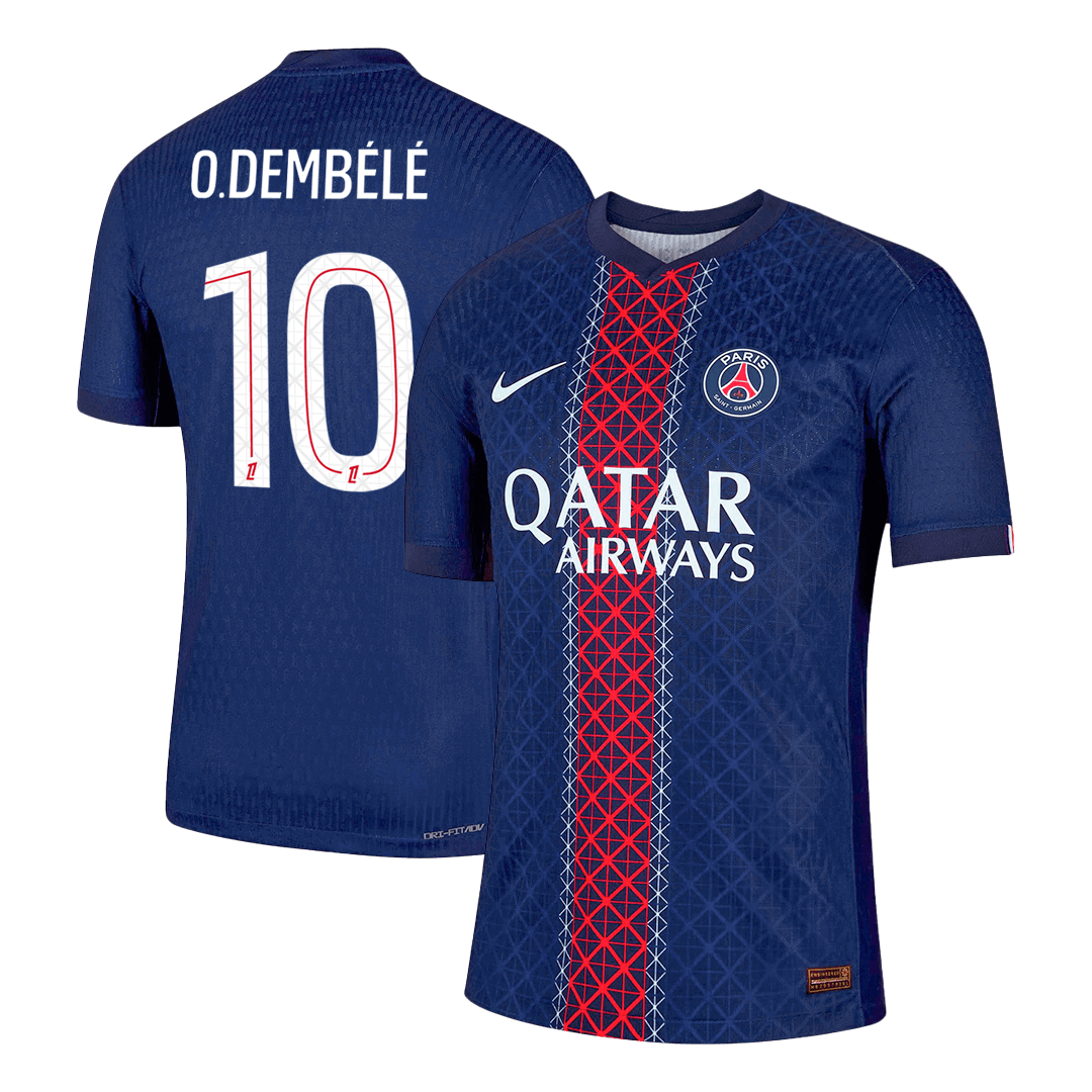 PSG 2025/26 Koti Pelipaita (Player Version) Miesten O.DEMBÉLÉ #10