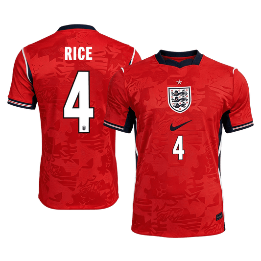 England World Cup 2026 Vieras Pelipaita (Player Version) Miesten RICE #4