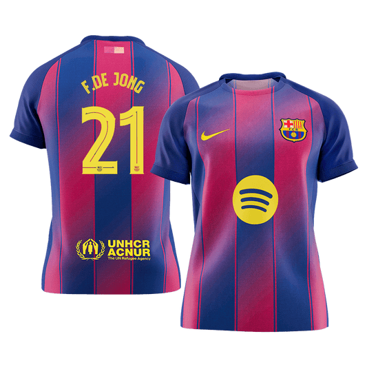 Barcelona 2025/26 UCL Koti Pelipaita Miesten F.DE JONG #21