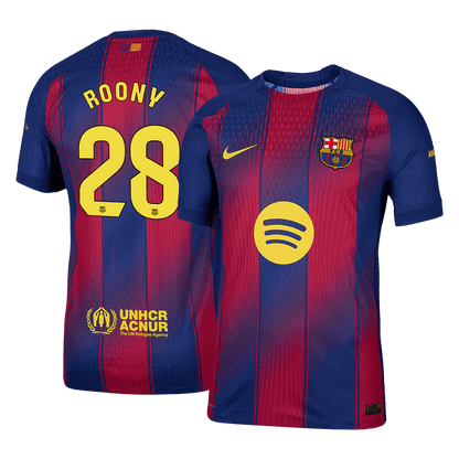 Barcelona 2025/26 Koti Pelipaita (Player Version) Miesten ROONY #28