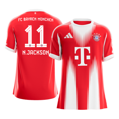 Bayern Munich 2025/26 Koti Pelipaita Miesten N.JACKSON #11 [PREMIUM]