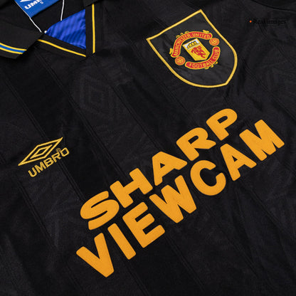 Manchester United 1993/94 Vieras Retro-pelipaita Miesten