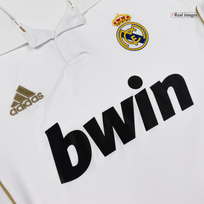 Real Madrid 2011/12 Koti Pitkähihainen Retro-pelipaita Miesten