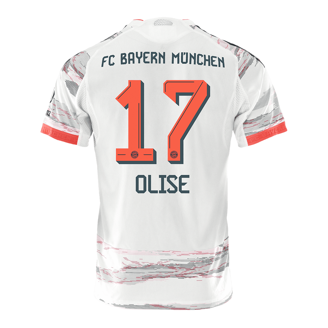 Bayern Munich 2025/26 Vieras Pelipaita (Player Version) Miesten OLISE #17