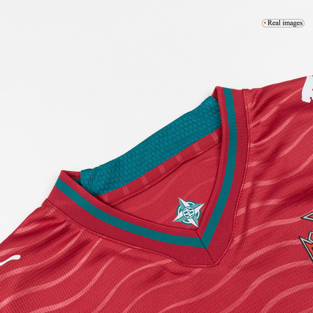 Portugal World Cup 2026 Koti Pelipaitasetti Lasten B. FERNANDES #8 [PREMIUM]