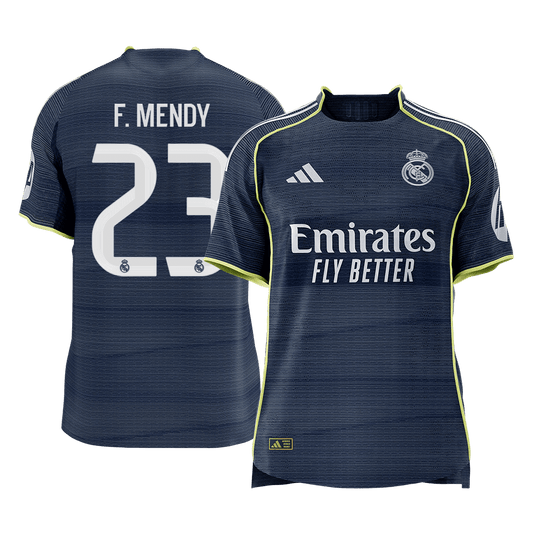 Real Madrid 2025/26 Vieras Pelipaita (Player Version) Miesten F.MENDY #23 [PREMIUM]