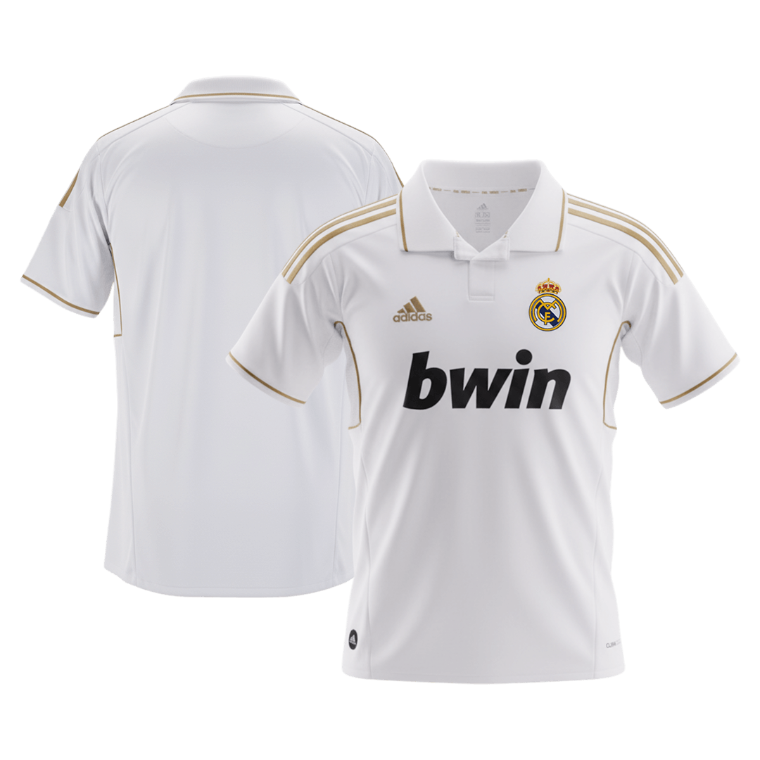 Real Madrid 2011/12 Koti Retro-pelipaita Miesten