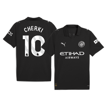 Manchester City 2025/26 Vieras Pelipaita Miesten CHERKI #10