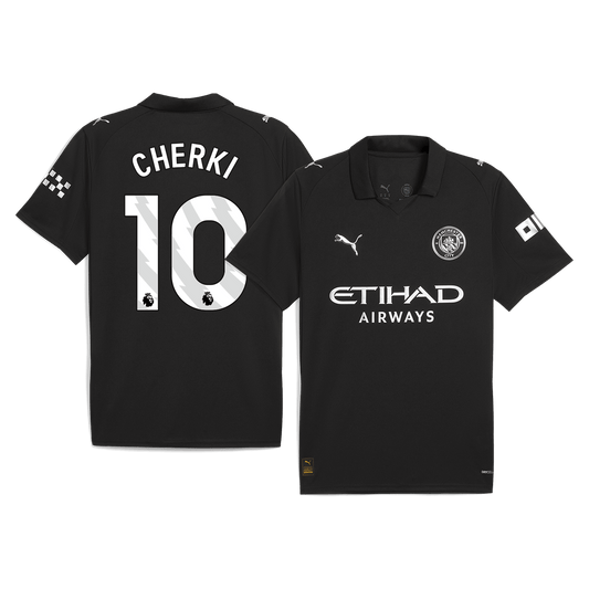 Manchester City 2025/26 Vieras Pelipaita Miesten CHERKI #10