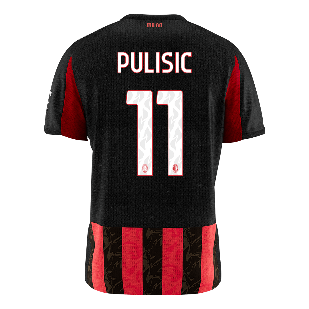 AC Milan 2025/26 Koti Pelipaita Miesten PULISIC #11 [PREMIUM]