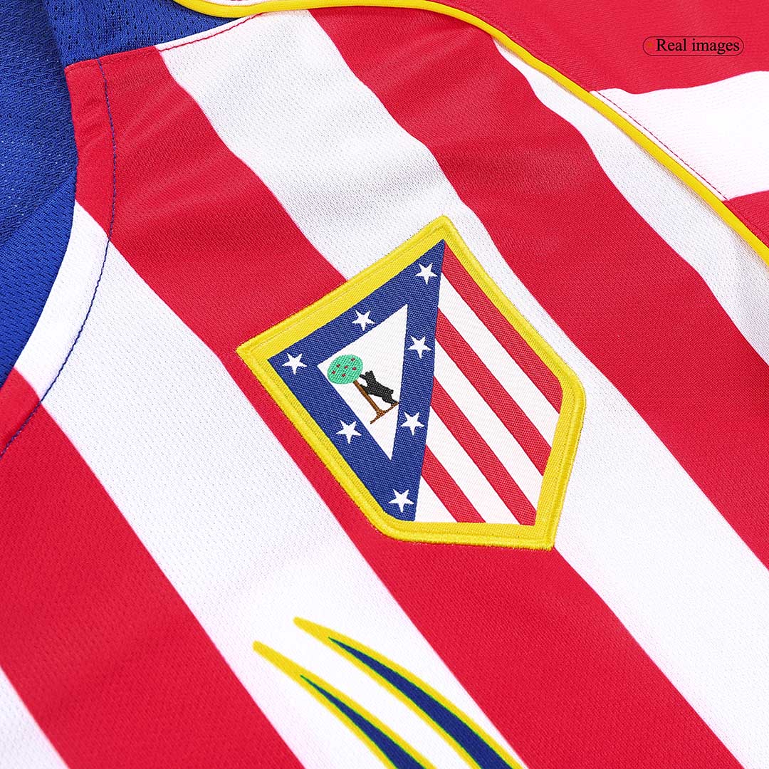 Atletico Madrid 2004/05 Koti Retro-pelipaita Miesten