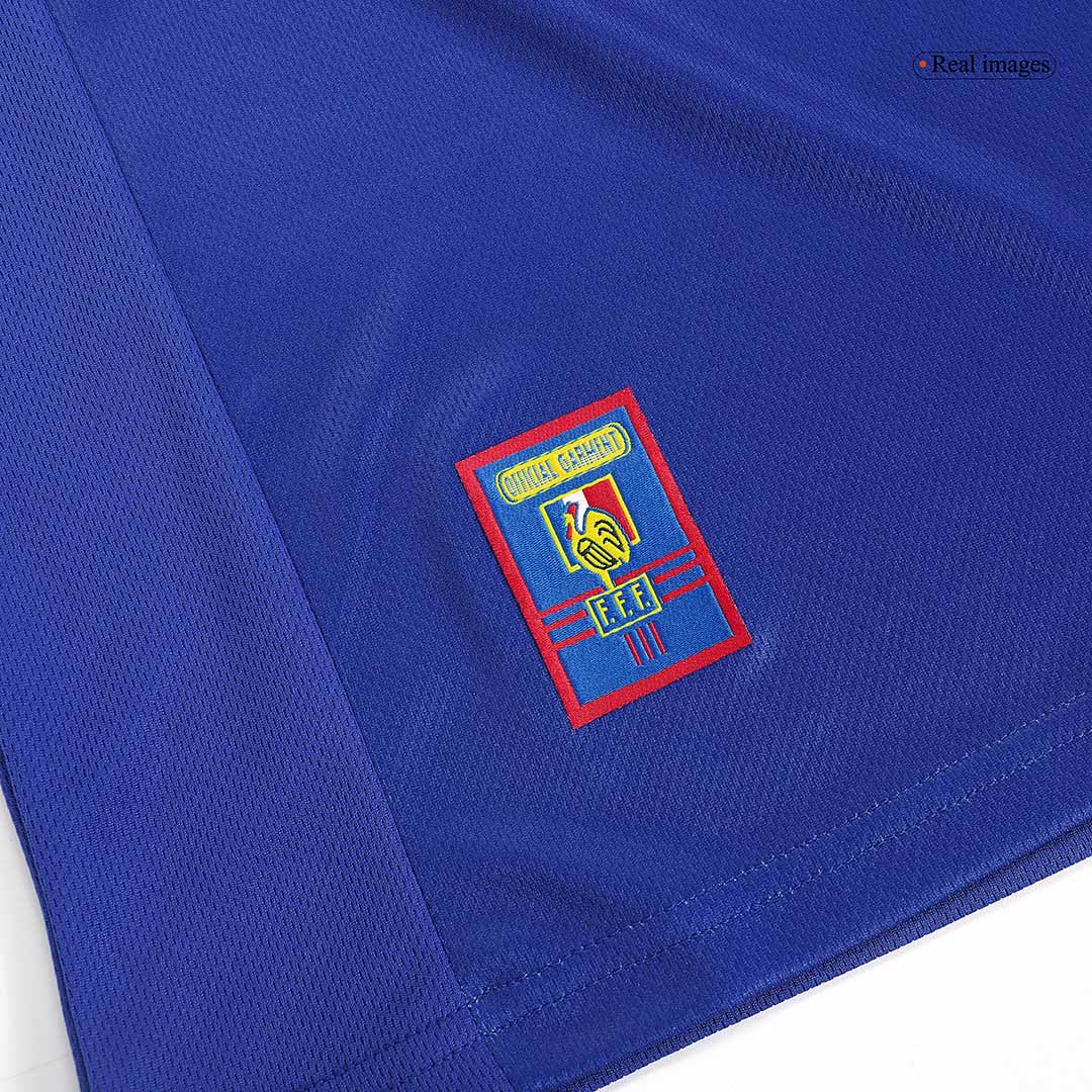 France World Cup 1998 Koti Retro-pelipaita Miesten