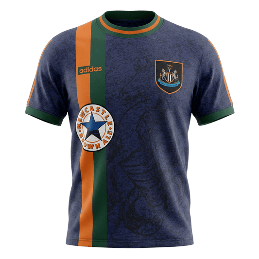Newcastle United 1997/98 Vieras Retro-pelipaita Miesten