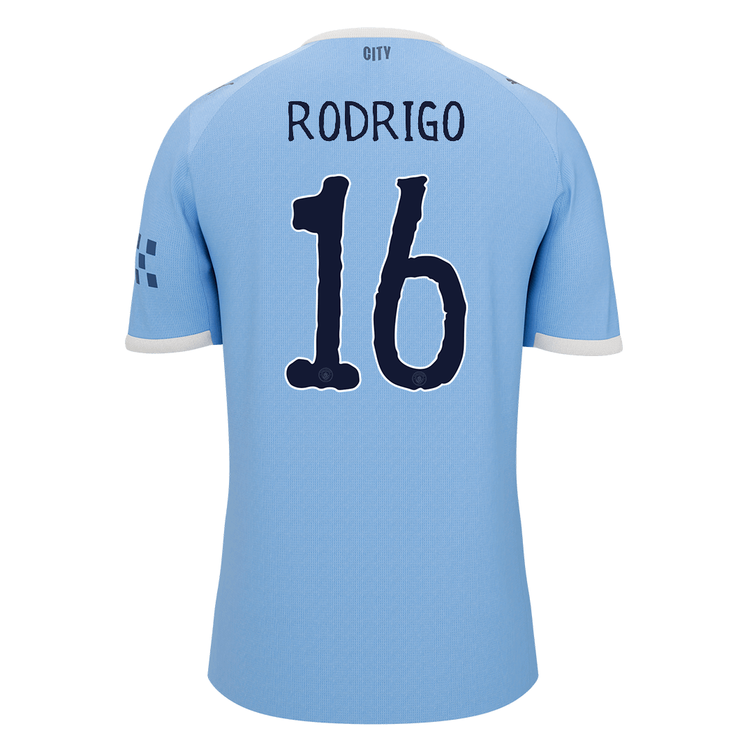 Manchester City World Cup 2025/26 Koti Pelipaita Miesten RODRIGO #16 [PREMIUM]