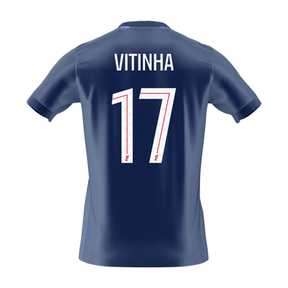 PSG 2025/26 Koti Pelipaita Miesten VITINHA #17 [PREMIUM]