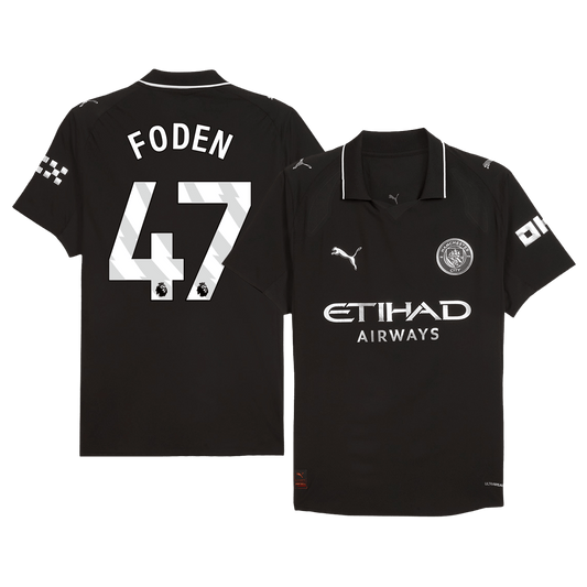 Manchester City 2025/26 Vieras Pelipaita (Player Version) Miesten FODEN #47