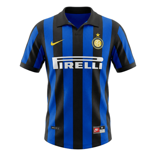 Inter Milan 1998/99 Koti Retro-pelipaita Miesten